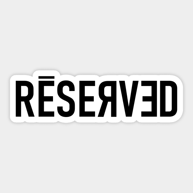 Reserved for Bad Guy Billie Sticker by CeeGunn